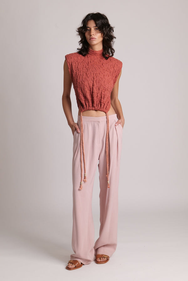 Sabina Musáyev JILL TOP SOFT CASUAL RED CLAY