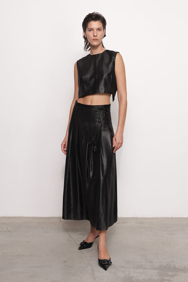 sabina musáyev JULIE SKIRT ALL ITEMS BLACK