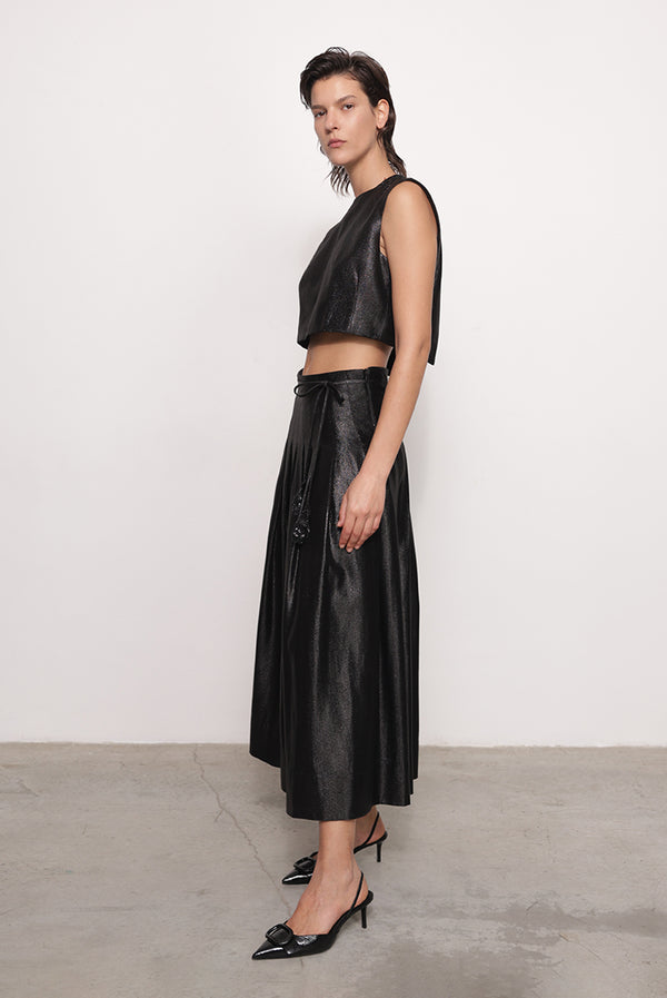 Sabina Musáyev JULIE SKIRT EVENING WEAR BLACK