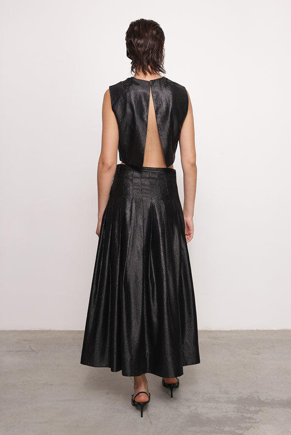 Sabina Musáyev JULIE SKIRT EVENING WEAR BLACK