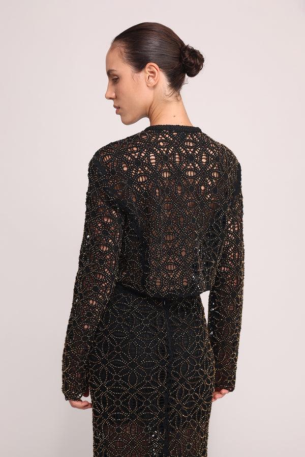 Sabina Musáyev KENNY JACKET EVENING WEAR BLACK