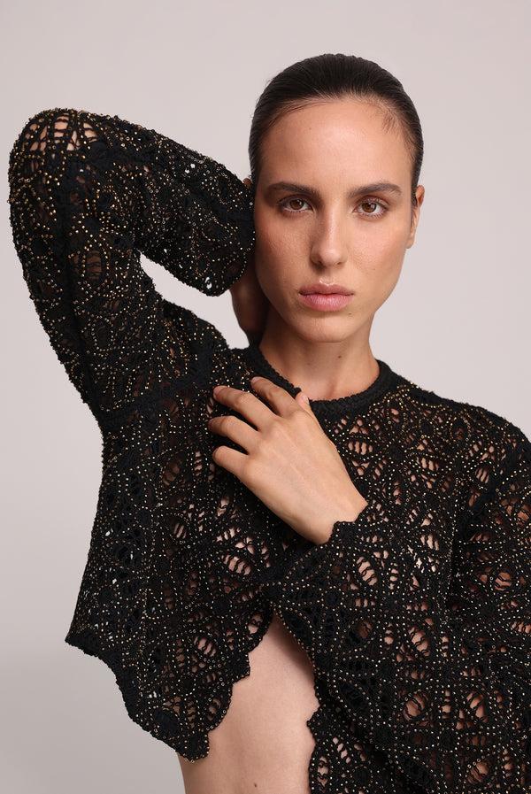 sabina musáyev KENNY JACKET EVENING WEAR BLACK