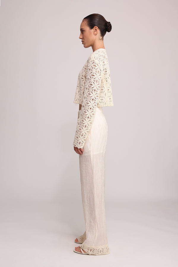 Sabina Musáyev KENNY JACKET EVENING WEAR IVORY
