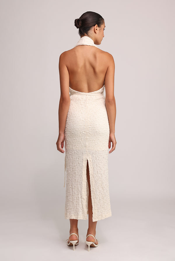 Sabina Musáyev KORA DRESS SOFT CASUAL IVORY