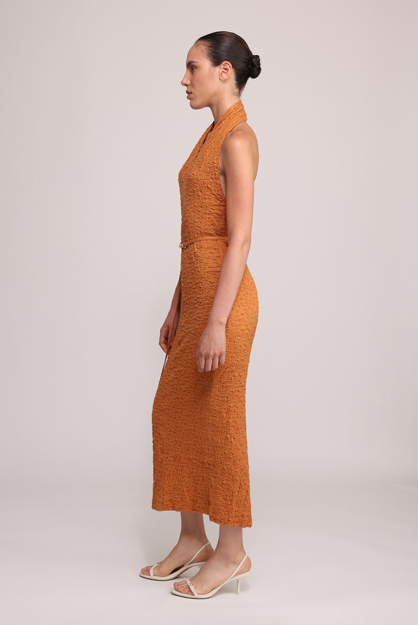 Sabina Musáyev KORA DRESS SOFT CASUAL RUST