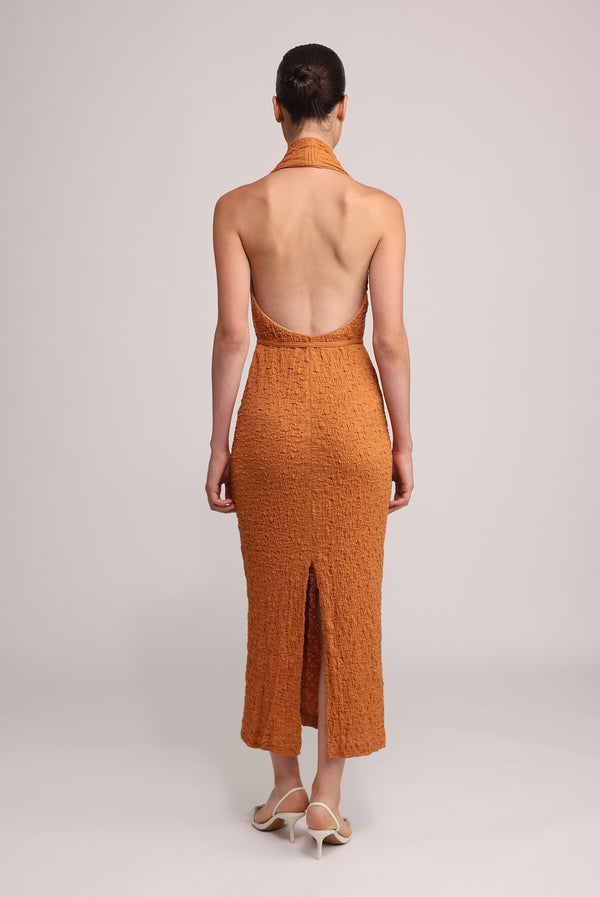 Sabina Musáyev KORA DRESS SOFT CASUAL RUST