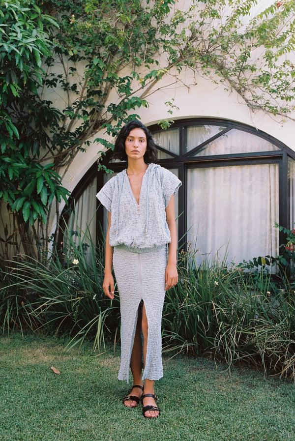 Sabina Musáyev LINT SKIRT SOFT CASUAL SKY BLUE