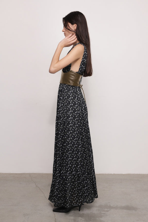 Sabina Musáyev LIV BELT ALL ITEMS DARK KHAKI