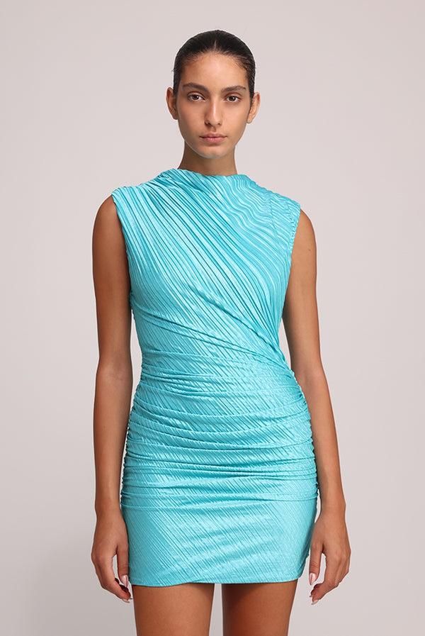 sabina musáyev LIZ DRESS EVENING WEAR TURQUOISE