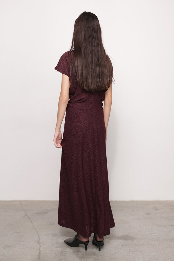 Sabina Musáyev MADLEN DRESS ALL ITEMS BORDEAUX