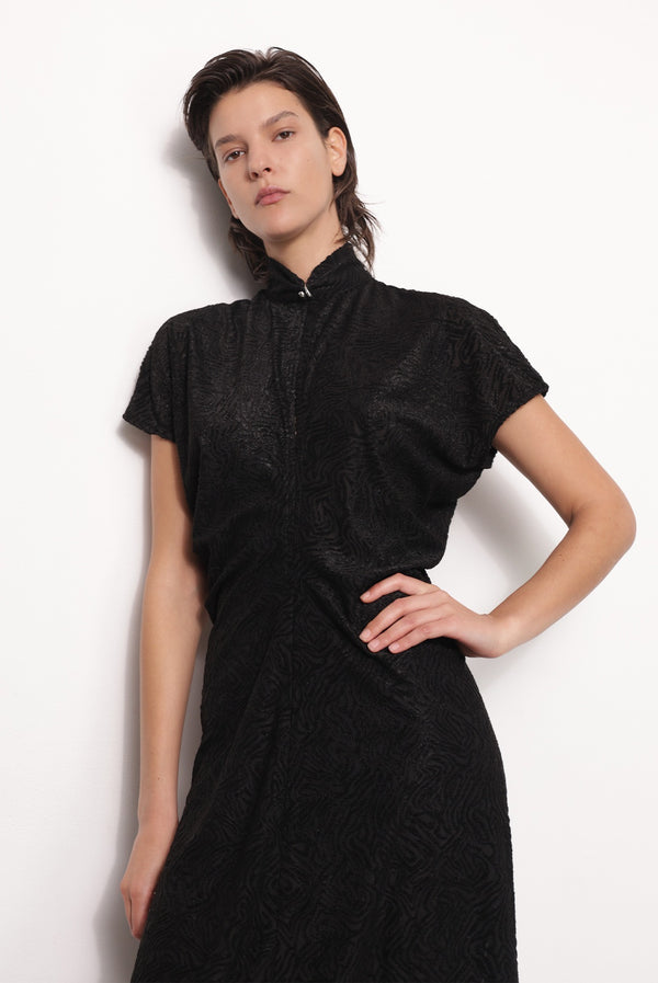 Sabina Musáyev MADLEN DRESS SOFT CASUAL BLACK