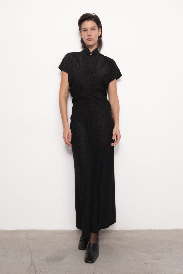 sabina musáyev MADLEN DRESS SOFT CASUAL BLACK