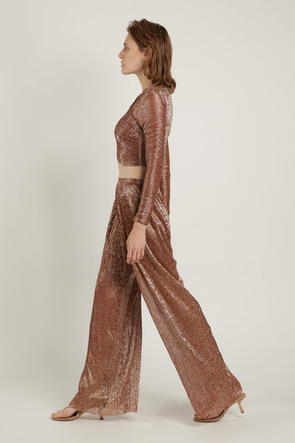 Sabina Musáyev MASCARI TOP SUMMER SALE 50% OFF RUST