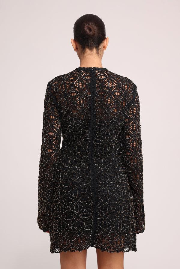 Sabina Musáyev MILLENA DRESS EVENING WEAR BLACK