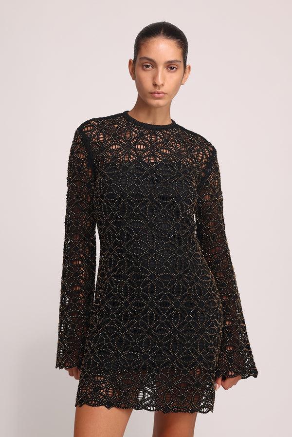 sabina musáyev MILLENA DRESS EVENING WEAR BLACK