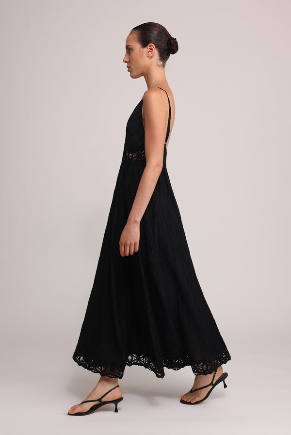 Sabina Musáyev NALAYA DRESS SOFT CASUAL BLACK