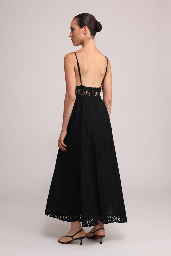 Sabina Musáyev NALAYA DRESS SOFT CASUAL BLACK