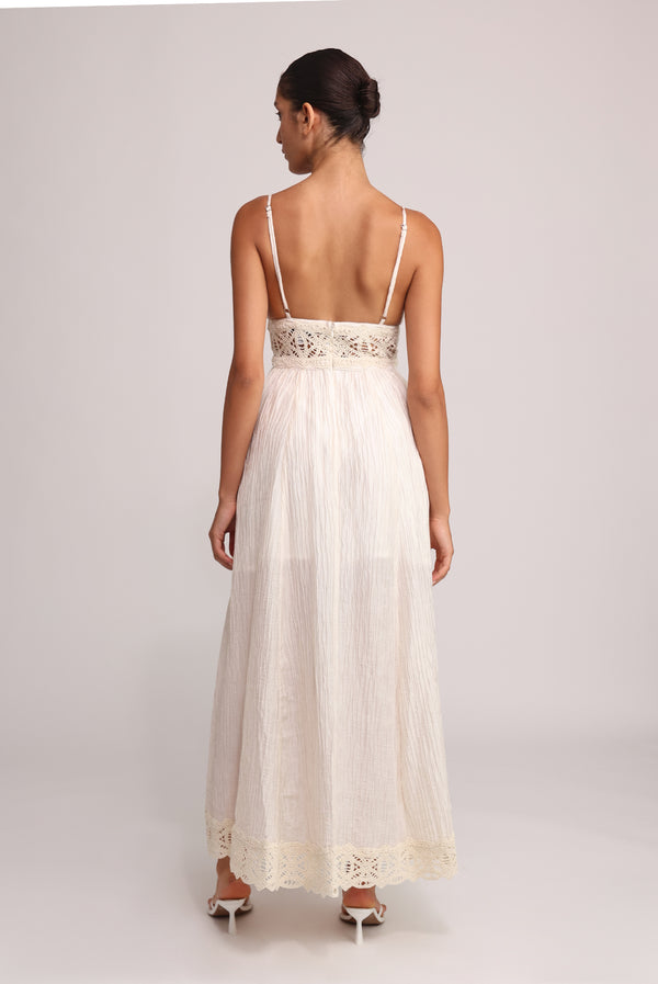 Sabina Musáyev NALAYA DRESS SOFT CASUAL IVORY