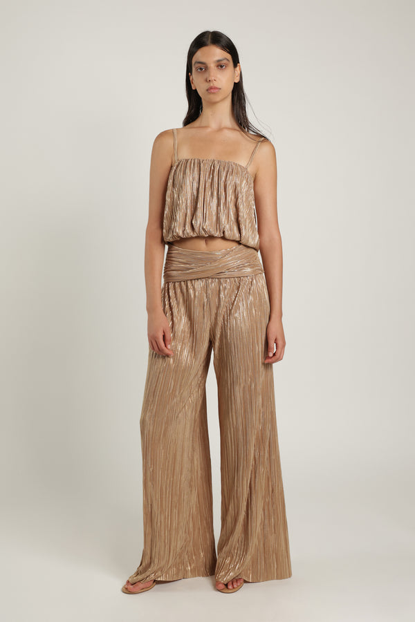 Sabina Musáyev NICO TOP EVENING WEAR PECAN