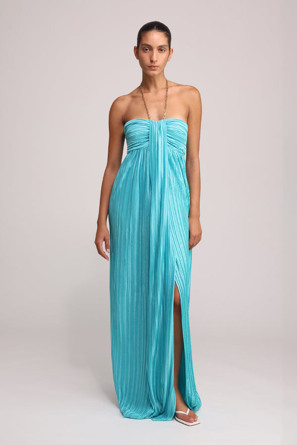sabina musáyev NICOLA DRESS EVENING WEAR TURQUOISE