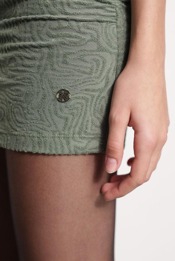 Sabina Musáyev NUR DRESS ALL ITEMS MATCHA