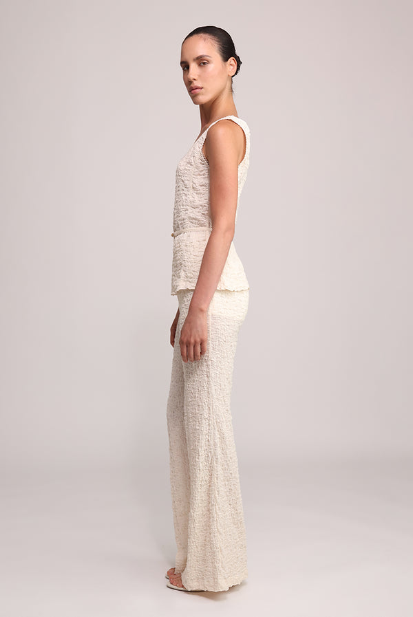 Sabina Musáyev ORSON PANTS SOFT CASUAL IVORY
