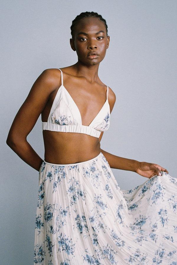 Sabina Musáyev ORYX BRA SOFT CASUAL WHITE PRINT