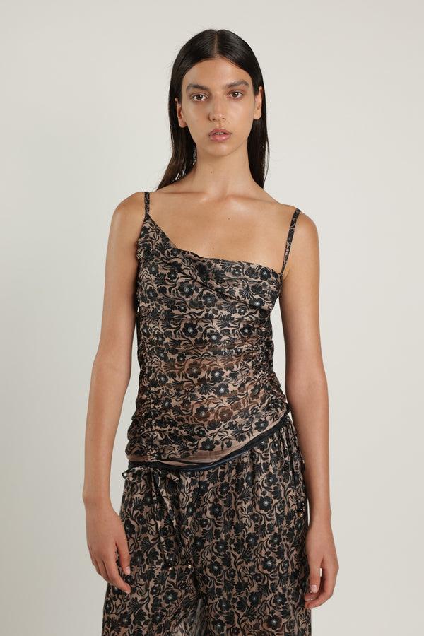 Sabina Musáyev PAUL TOP SOFT CASUAL BLACK PRINT