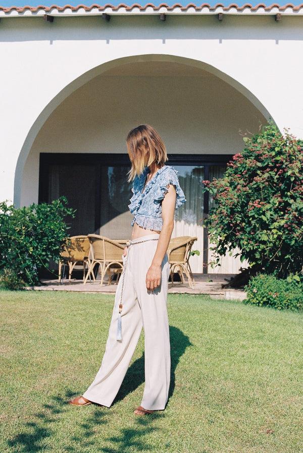 Sabina Musáyev RINA TOP SOFT CASUAL AQUA PRINT