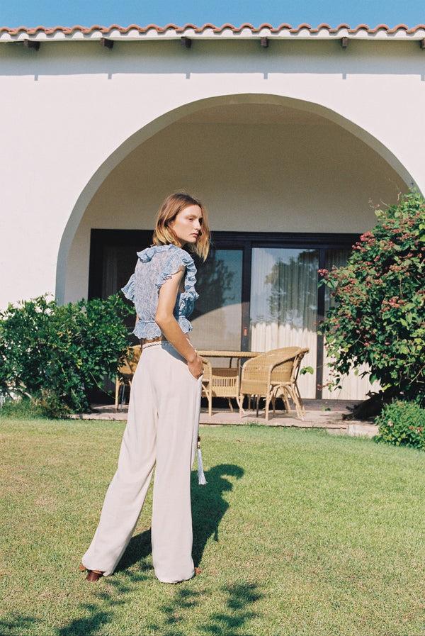 Sabina Musáyev RINA TOP SOFT CASUAL AQUA PRINT