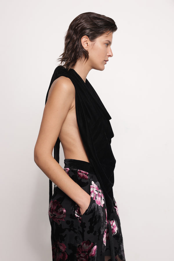 sabina musáyev SISI SCARF EVENING WEAR BLACK