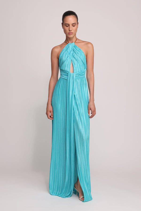 sabina musáyev SOPHIA DRESS EVENING WEAR TURQUOISE