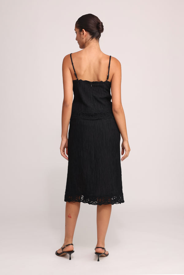 Sabina Musáyev THEA SKIRT SOFT CASUAL BLACK