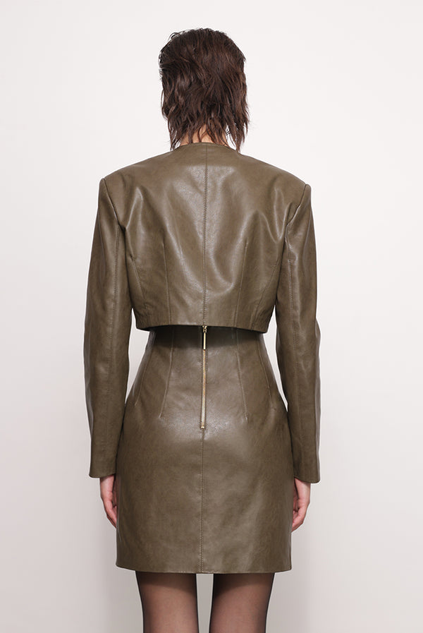 Sabina Musáyev TIM JACKET ALL ITEMS DARK KHAKI