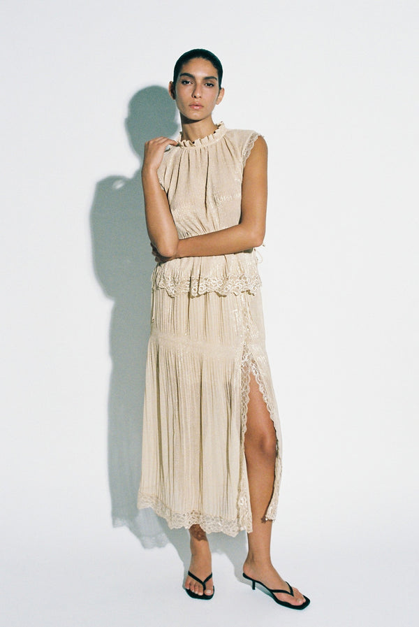 Sabina Musáyev TOMA SKIRT ALL ITEMS GOLDEN BLONDE