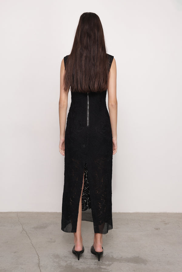 Sabina Musáyev TULLIO DRESS ALL ITEMS BLACK