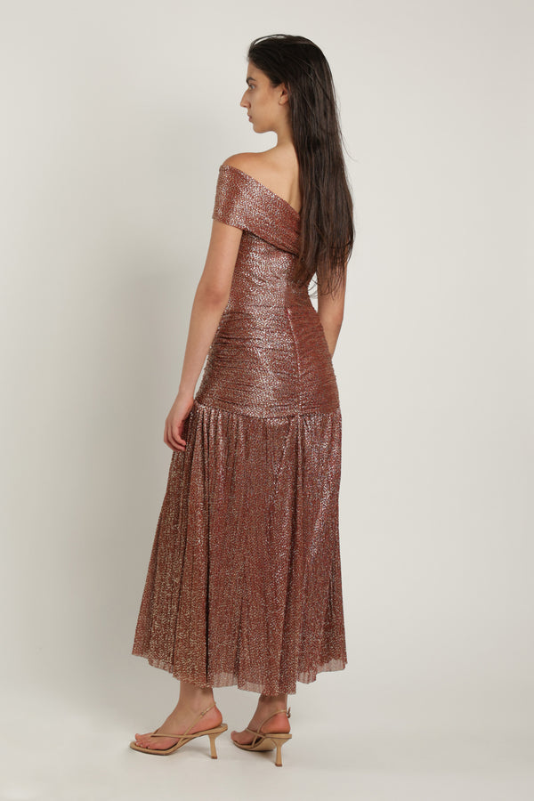 Sabina Musáyev VIVICA SKIRT EVENING WEAR RUST