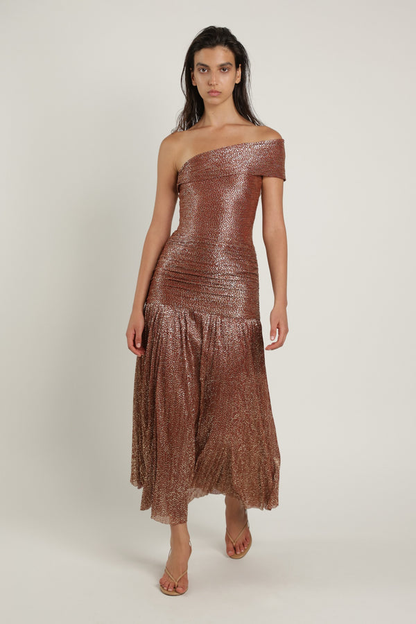 sabina musáyev VIVICA SKIRT EVENING WEAR RUST