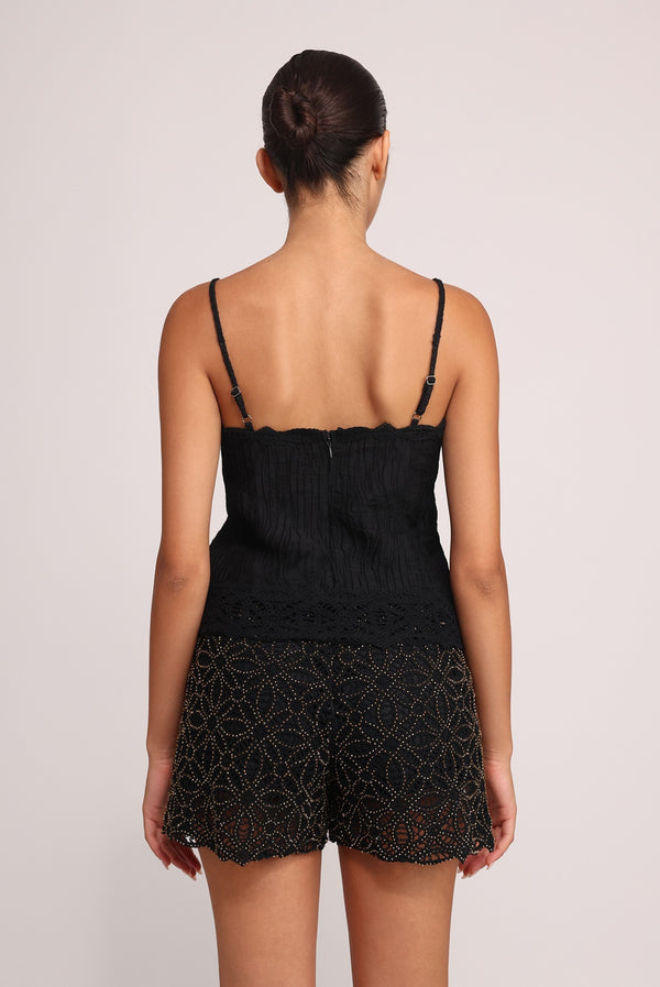 Sabina Musáyev YVONNE TOP SOFT CASUAL BLACK