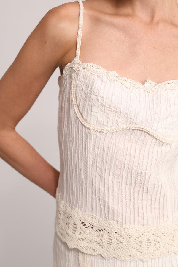 Sabina Musáyev YVONNE TOP SOFT CASUAL IVORY