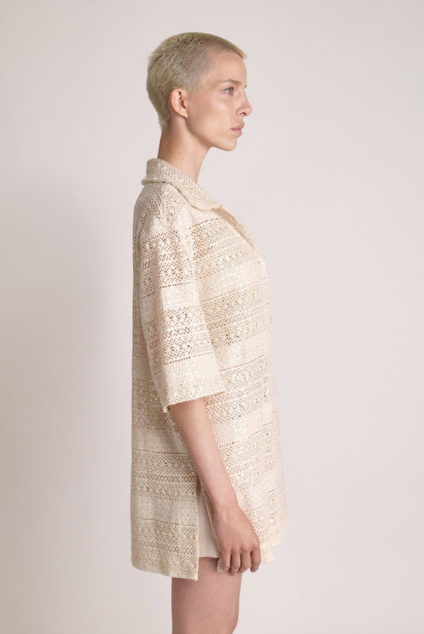 Sabina Musáyev ZENA TOP SOFT CASUAL OATMEAL