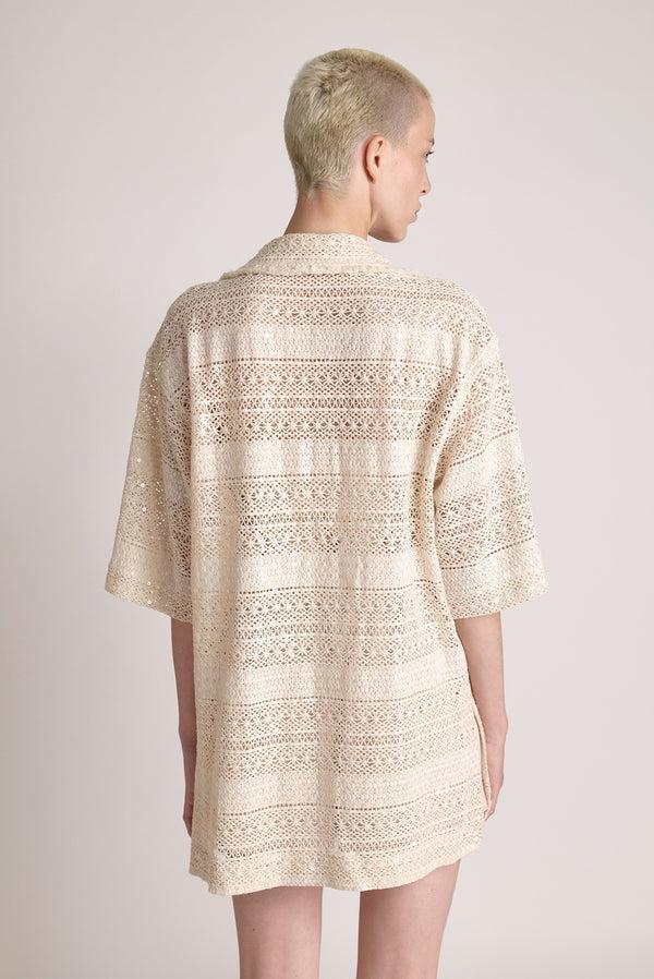 Sabina Musáyev ZENA TOP SOFT CASUAL OATMEAL