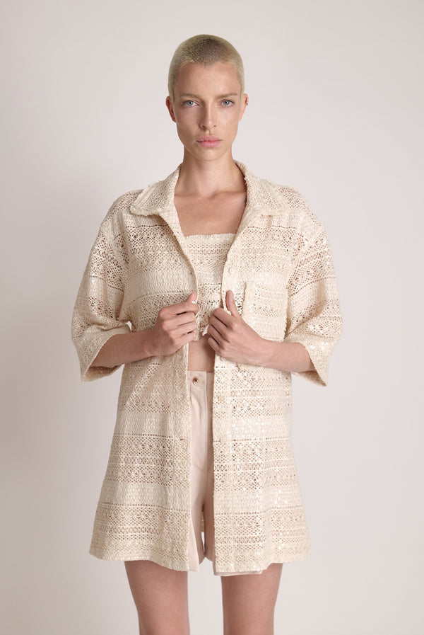 sabina musáyev ZENA TOP SUMMER SALE 50% OFF OATMEAL