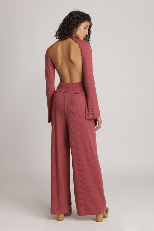 Sabina Musáyev SANDER BODYSUIT SOFT CASUAL ANTIQUE ROSE