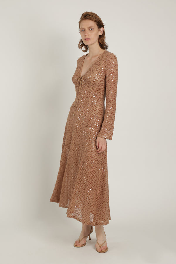 sabina musáyev SARAI DRESS SUMMER SALE 50% OFF PECAN