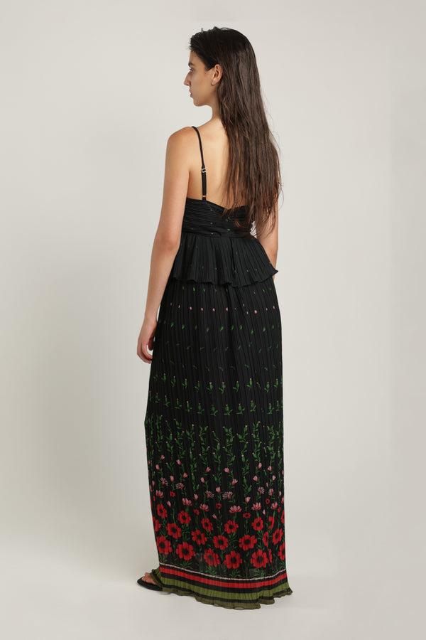 Sabina Musáyev SELINA DRESS SUMMER SALE 50% OFF BLACK PRINT