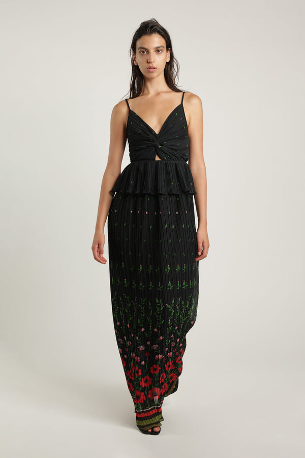 sabina musáyev SELINA DRESS SUMMER SALE 50% OFF BLACK PRINT
