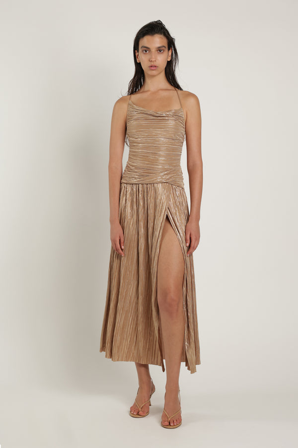 sabina musáyev SHAAN DRESS SUMMER SALE 50% OFF PECAN