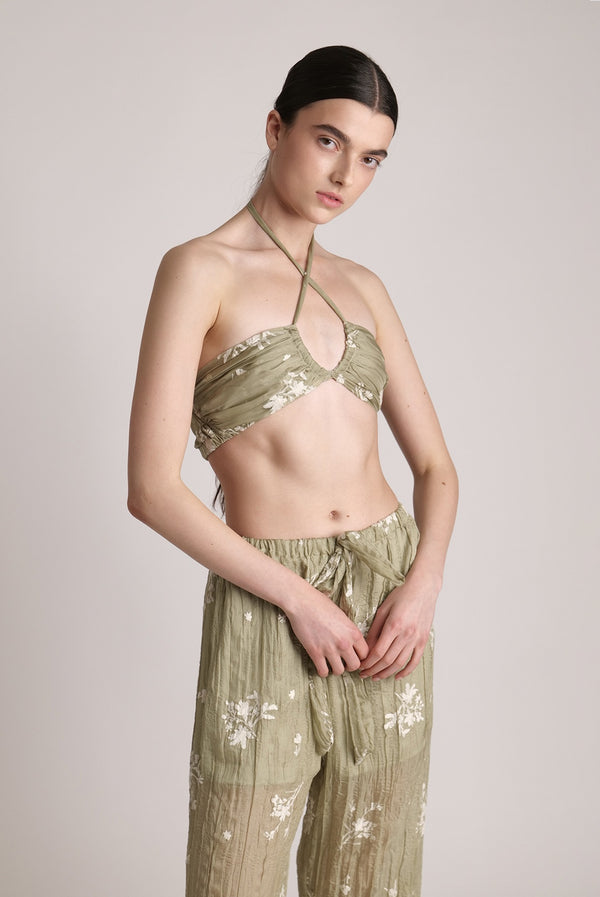 sabina musáyev SHIRA BRA SUMMER SALE 50% OFF MOSS GREEN