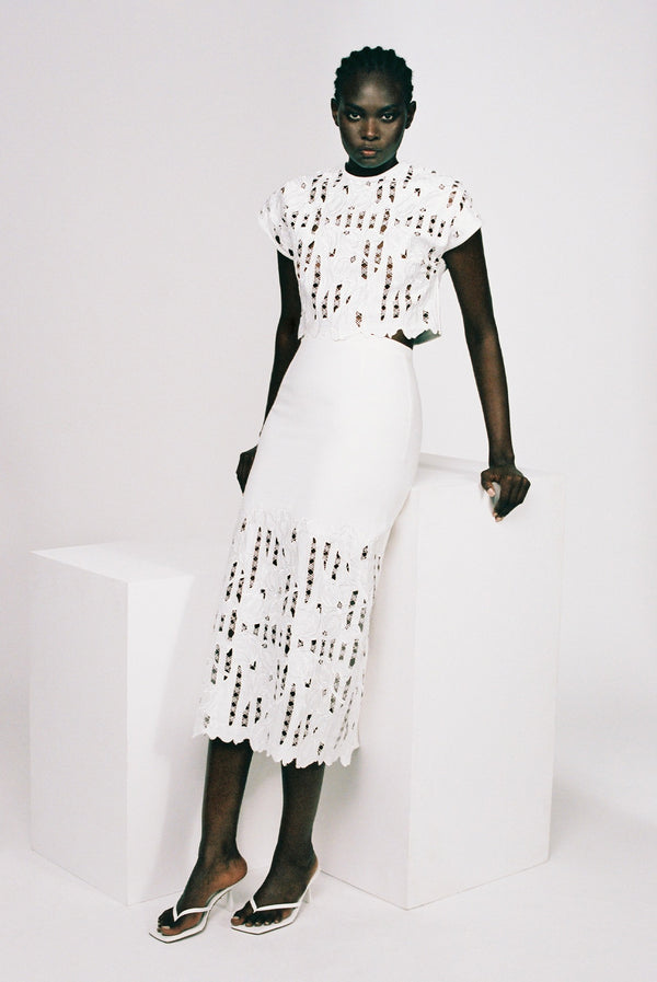 Sabina Musáyev SILVIA TOP PRE FALL WINTER 25/26 OFF WHITE